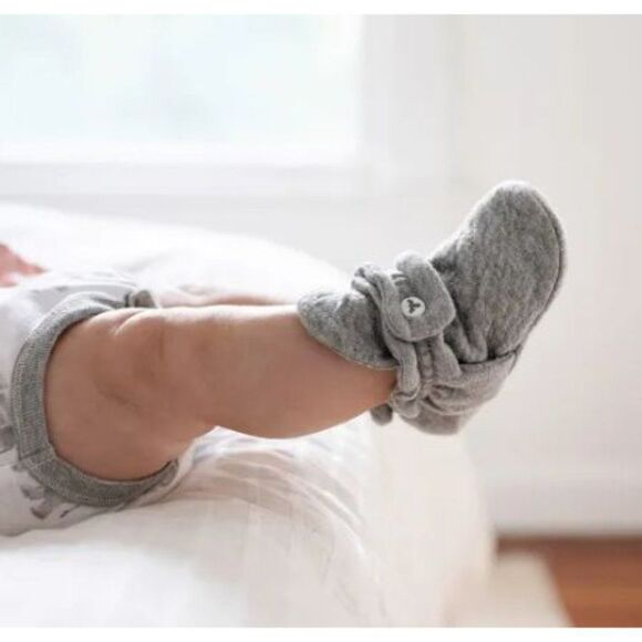 Quilted‎ Burt's Bee Organic Infant Baby Shoes 0-3mth - Picture 2 of 4